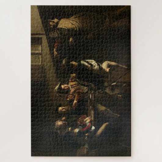 De roeping van de heilige Matteüs - Caravaggio's M Legpuzzel (Verticaal)