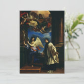 De roeping van Sint Aloysius Luigi Gonzaga Feestdagenkaart (Staand voorkant)