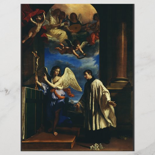 De roeping van Sint Aloysius Luigi Gonzaga Flyer (Voorkant)