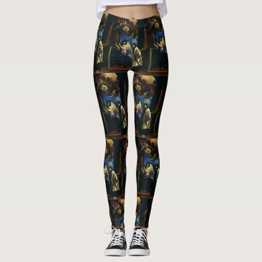 De roeping van Sint Aloysius Luigi Gonzaga Leggings (Voorkant)