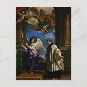 De roeping van St. Aloysius Gonzaga door Guercino Briefkaart