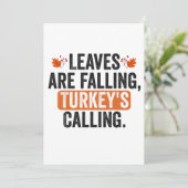 De roeping van Turkije valt weg Kaart (Staand voorkant)