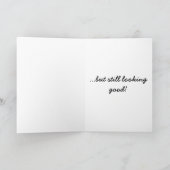 De roestige Oude Kaart van de Verjaardag van de (Binnen)