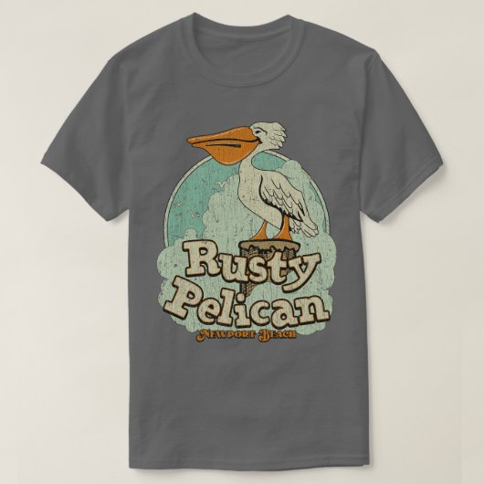 De roestige pelikaan 1972 t-shirt (Design voorkant)