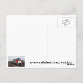 De Roger Williams Train set Briefkaart (Achterkant)