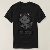 De Rogue DnD Cat T-shirt (Design voorkant)