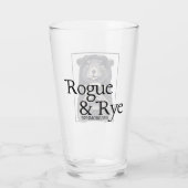 De Rogue Pint Glass Glas (Achterkant)