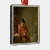 De roker metalen ornament (Rechts)
