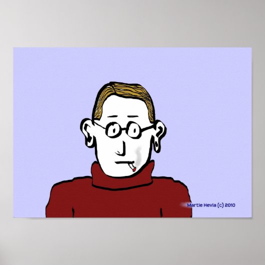 De roker poster (Voorkant)