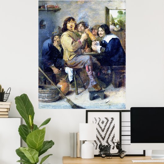 De rokers poster (Thuiskantoor)