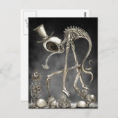 De rol met achtergrond briefkaart (Voorkant / Achterkant)