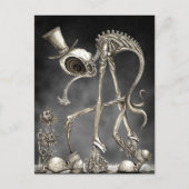 De rol met achtergrond briefkaart (Voorkant)