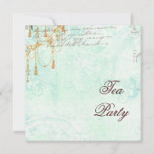 De Rol van de kant & de Tassels nodigen uit Kaart (Voorkant)