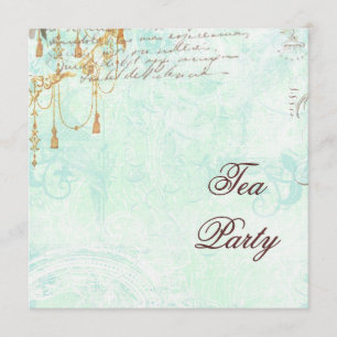 De Rol van de kant & de Tassels nodigen uit Kaart