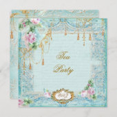 De Rol van de kant & de Tassels nodigen uit Kaart (Voorkant / Achterkant)