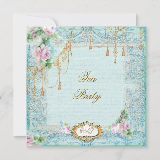 De Rol van de kant & de Tassels nodigen uit Kaart (Voorkant)