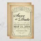 De  Rol van de Stijl sparen de Kaart van de Datum (Voorkant / Achterkant)