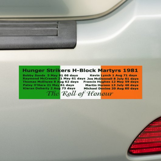 De rol van eer bumpersticker (Op auto)