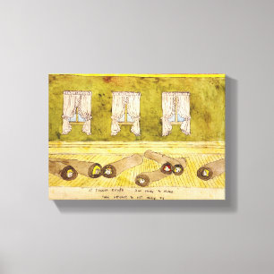 De rol van Evans in Floor Rugs Canvas Afdruk