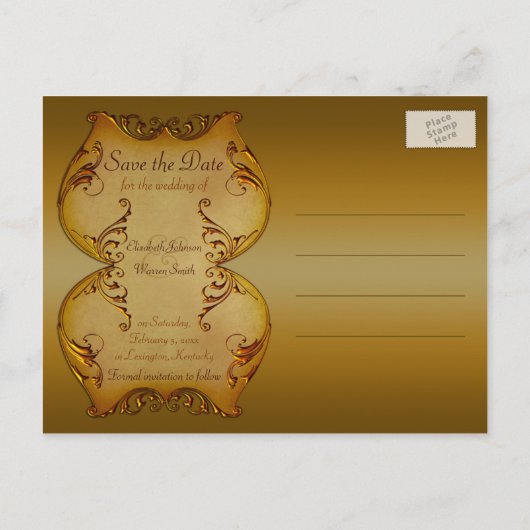 De Rol van het Bronze sparen het Briefkaart van de (Achterkant)