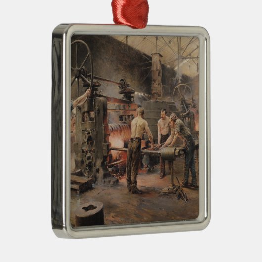 De Rolling Mill Metalen Ornament (Rechts)