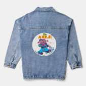 De rolschaatsbanen van Illinois. Denim Jacket (Achterkant)