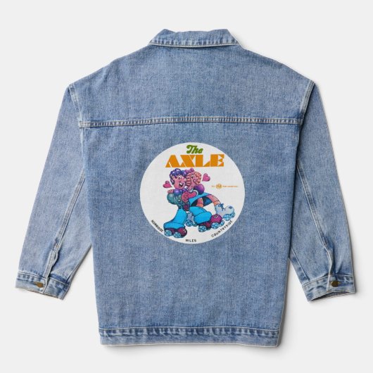 De rolschaatsbanen van Illinois. Denim Jacket (Achterkant)