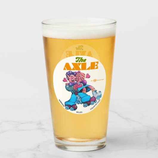 De rolschaatsbanen van Illinois. Glas (Voorkant gevuld)