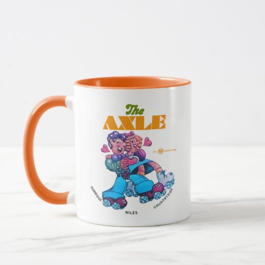 De rolschaatsbanen van Illinois. Mok (Links)