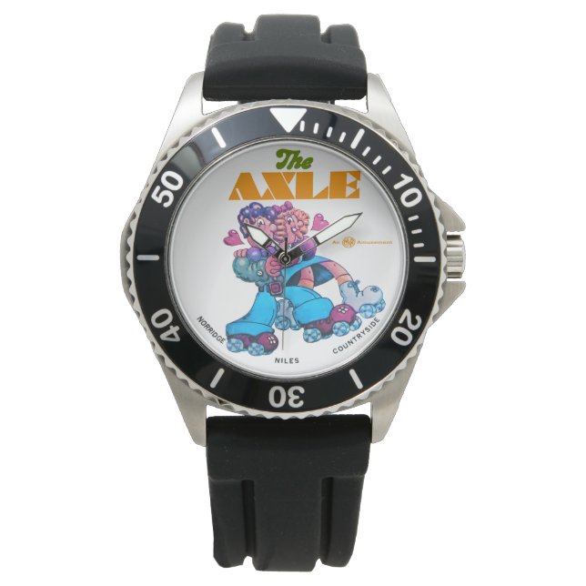 De rolschaatsbanen van Illinois. v2 Horloge (Voorkant)