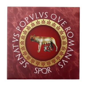 De Roman Capitoline Wolf Tegeltje