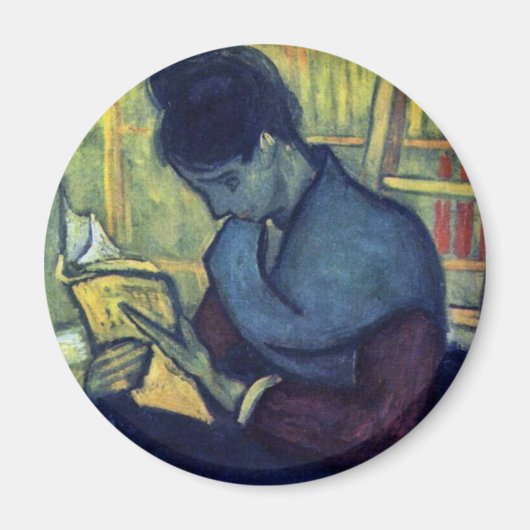 De roman Lezer van Vincent van Gogh Magneet (Voorkant)