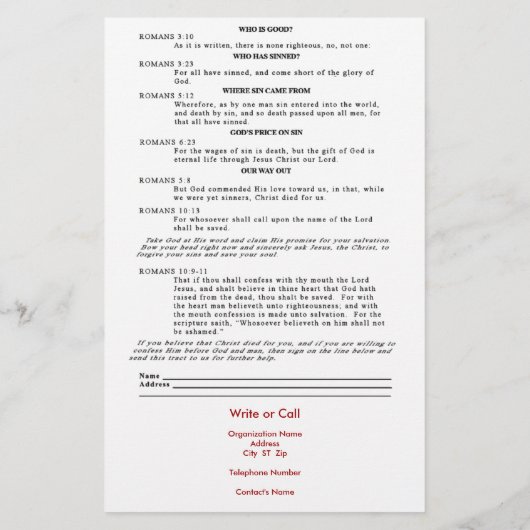 De Roman Road Flyer (Achterkant)