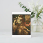 De Roman weduwe, 1874 (olie op canvas) Briefkaart (Staand voorkant)