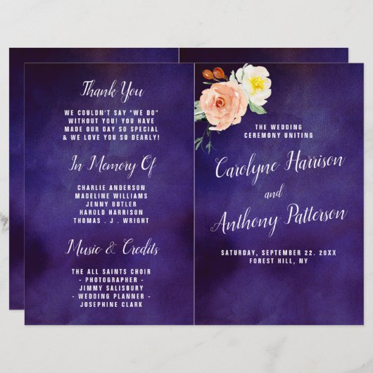 De Romance in het Collectie Bloom Wedding (Voorkant / Achterkant)