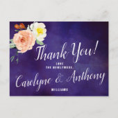 De Romance in het Collectie Bloom Wedding Aankondigingskaart (Voorkant)