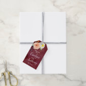 De Romance in het Collectie Bloom Wedding Cadeaulabel (Met Touw)