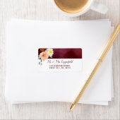 De Romance in het Collectie Bloom Wedding Etiket (Insitu)