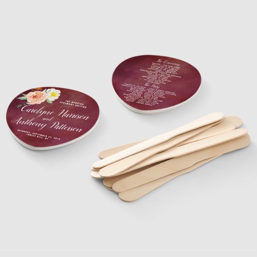 De Romance in het Collectie Bloom Wedding Handwaaier (Niet-gemonteerd)