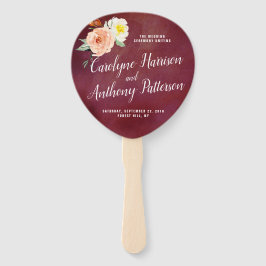 De Romance in het Collectie Bloom Wedding Handwaaier
