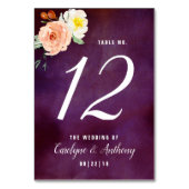 De Romance in het Collectie Bloom Wedding Kaart (Achterkant)