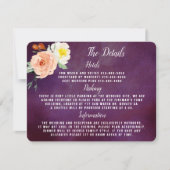 De Romance in het Collectie Bloom Wedding Kaart (Voorkant)