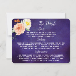 De Romance in het Collectie Bloom Wedding Kaart