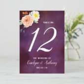 De Romance in het Collectie Bloom Wedding Kaart (Staand voorkant)