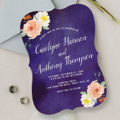 De Romance in het Collectie Bloom Wedding Kaart