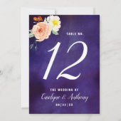 De Romance in het Collectie Bloom Wedding Kaart (Achterkant)