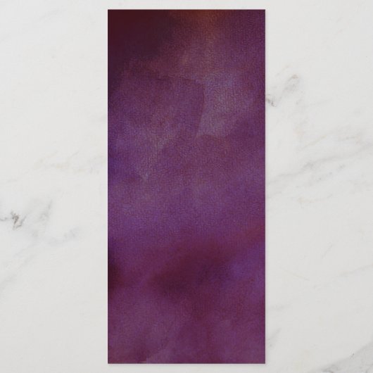 De Romance in het Collectie Bloom Wedding Menu (Achterkant)