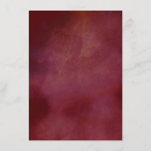 De Romance in het Collectie Bloom Wedding Menu (Achterkant)