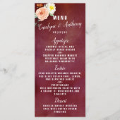 De Romance in het Collectie Bloom Wedding Menu (Voorkant)