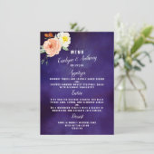 De Romance in het Collectie Bloom Wedding Menu (Staand voorkant)